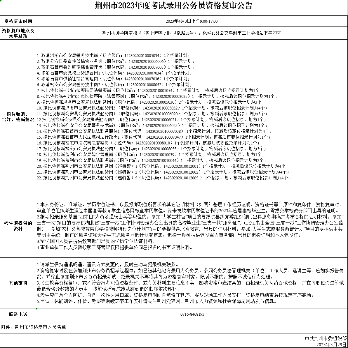 松滋市公务员报考条件详解